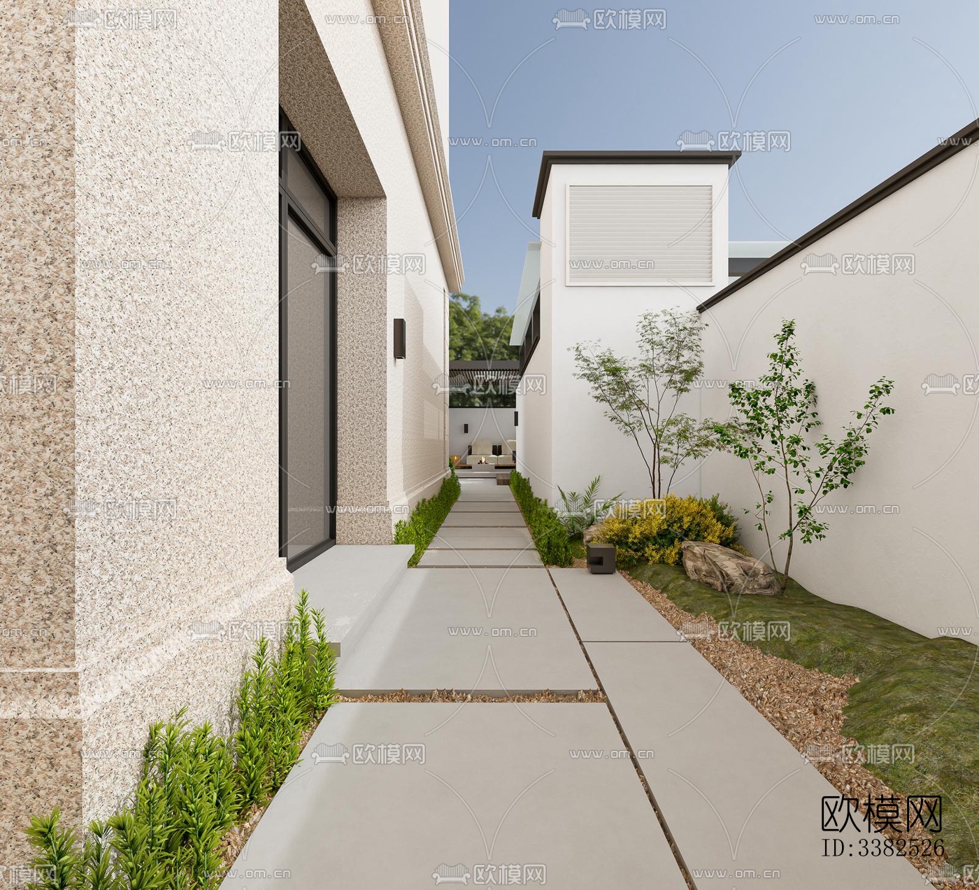 现代别墅效果图下载（渲染图7）