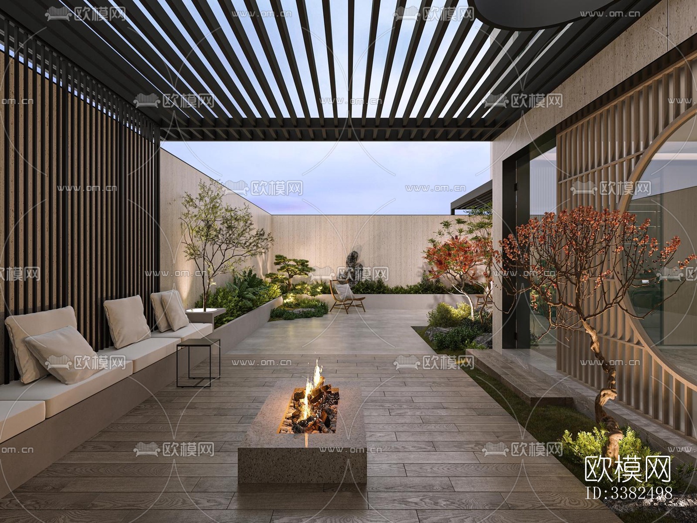 现代别墅效果图下载（渲染图5）