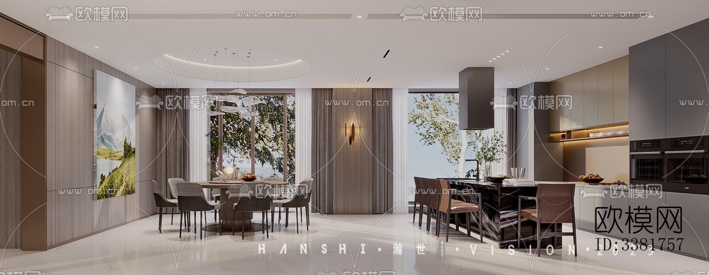 现代别墅效果图下载（渲染图5）