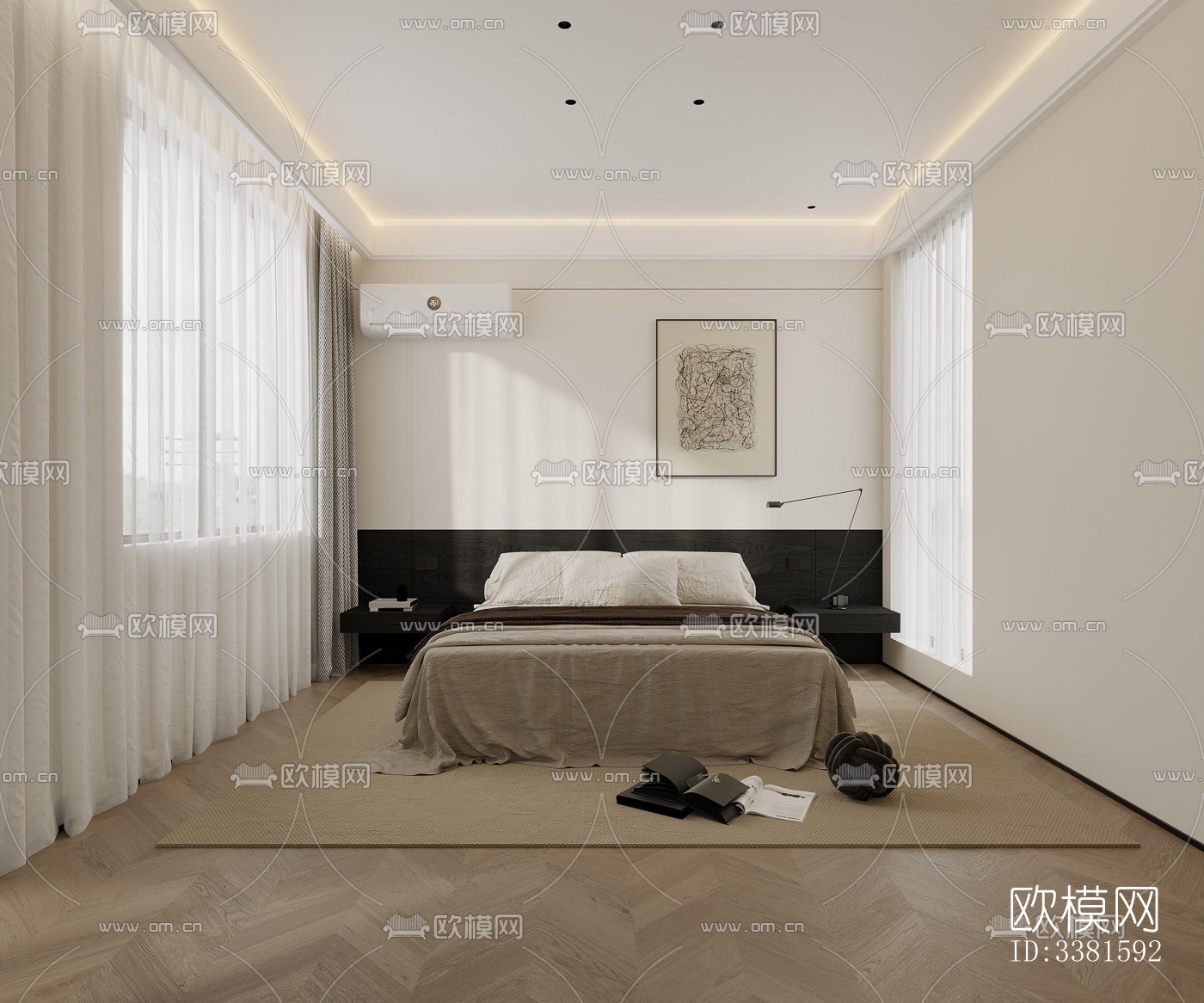 现代别墅效果图下载（渲染图11）