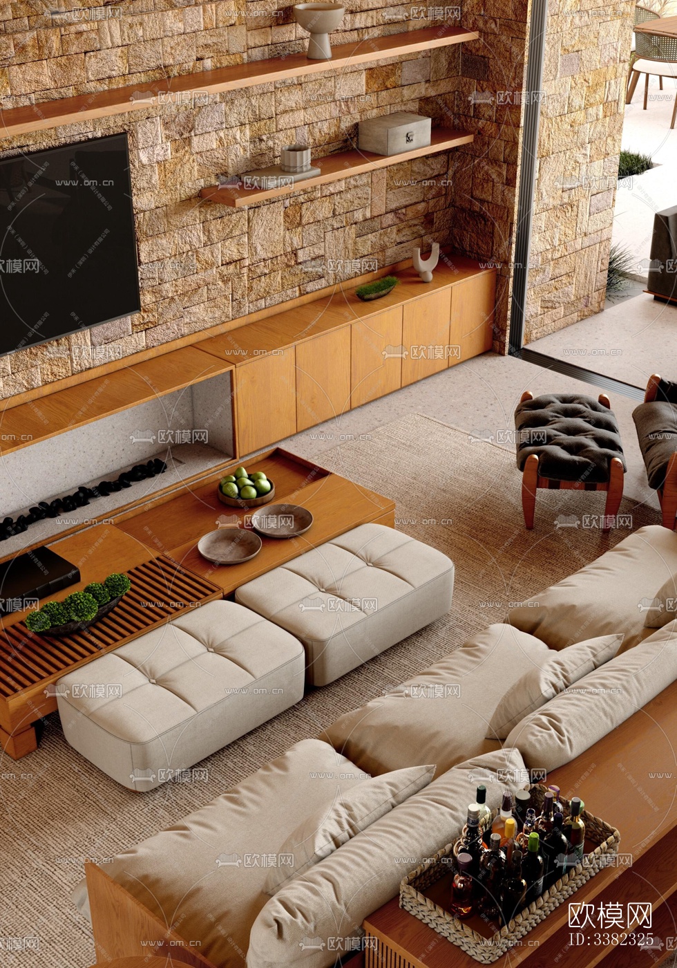 现代别墅效果图下载（渲染图13）