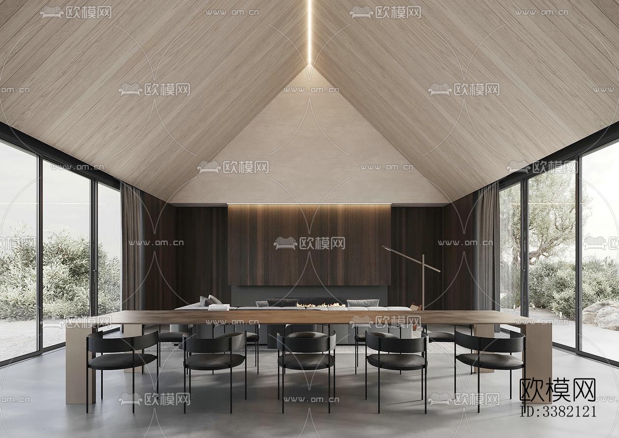 现代别墅效果图下载（渲染图11）