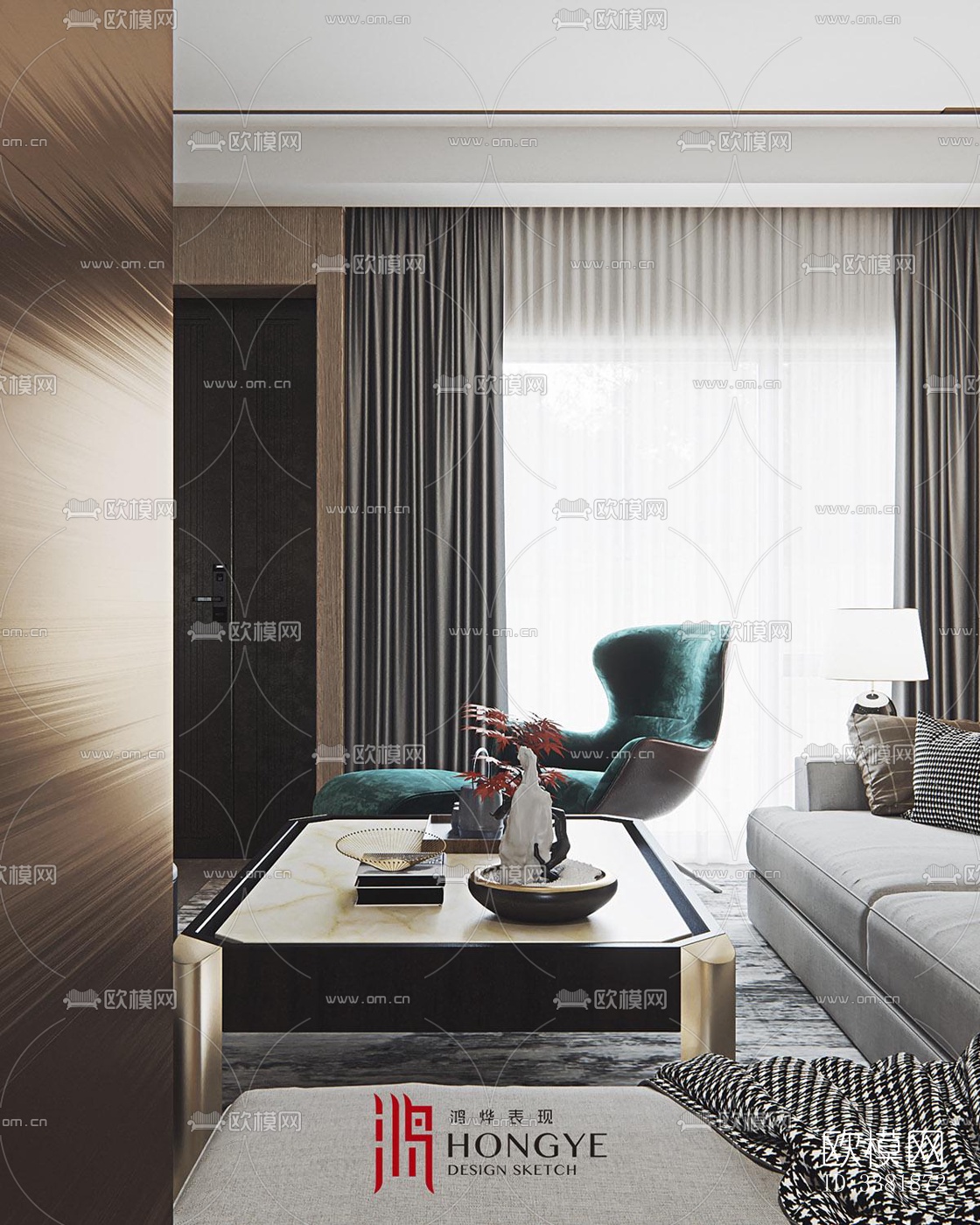 现代别墅效果图下载（渲染图16）