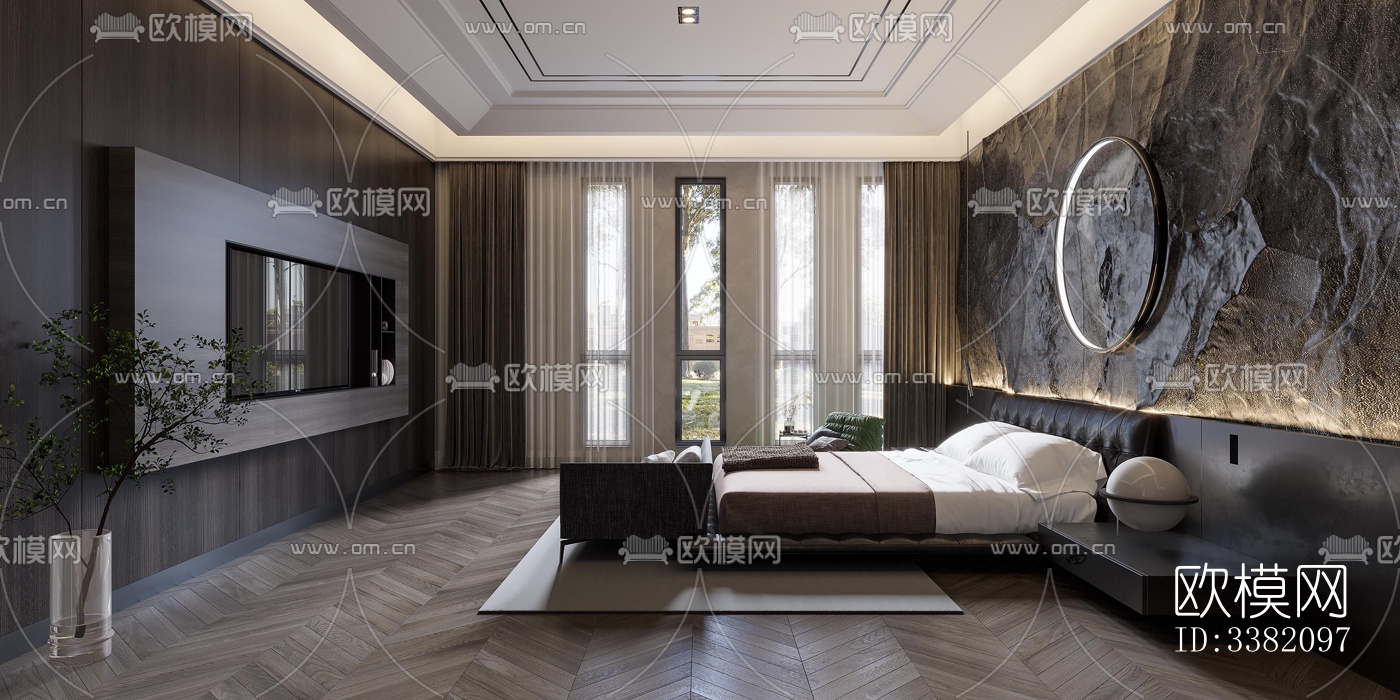 现代别墅效果图下载（渲染图13）