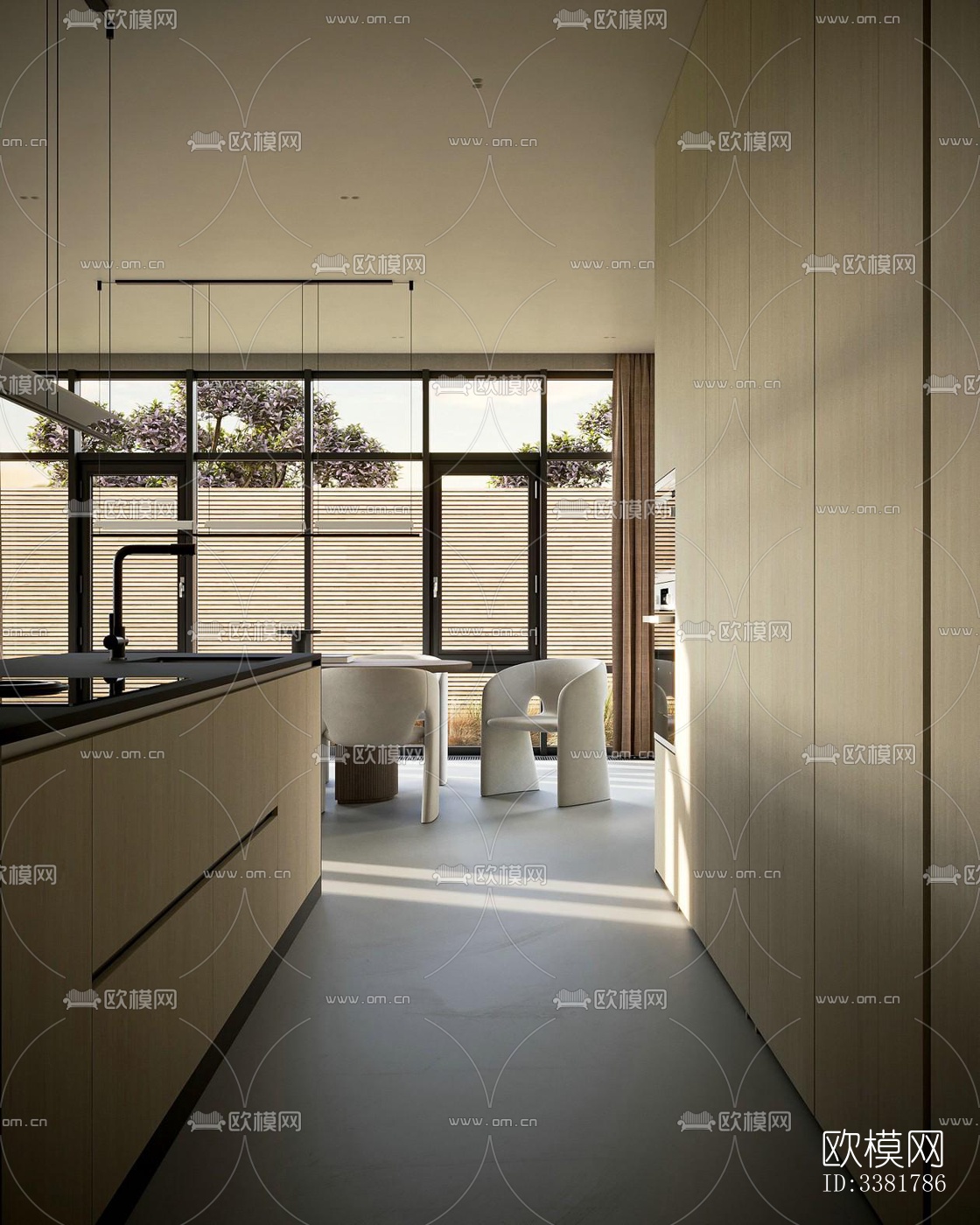 现代别墅效果图下载（渲染图4）