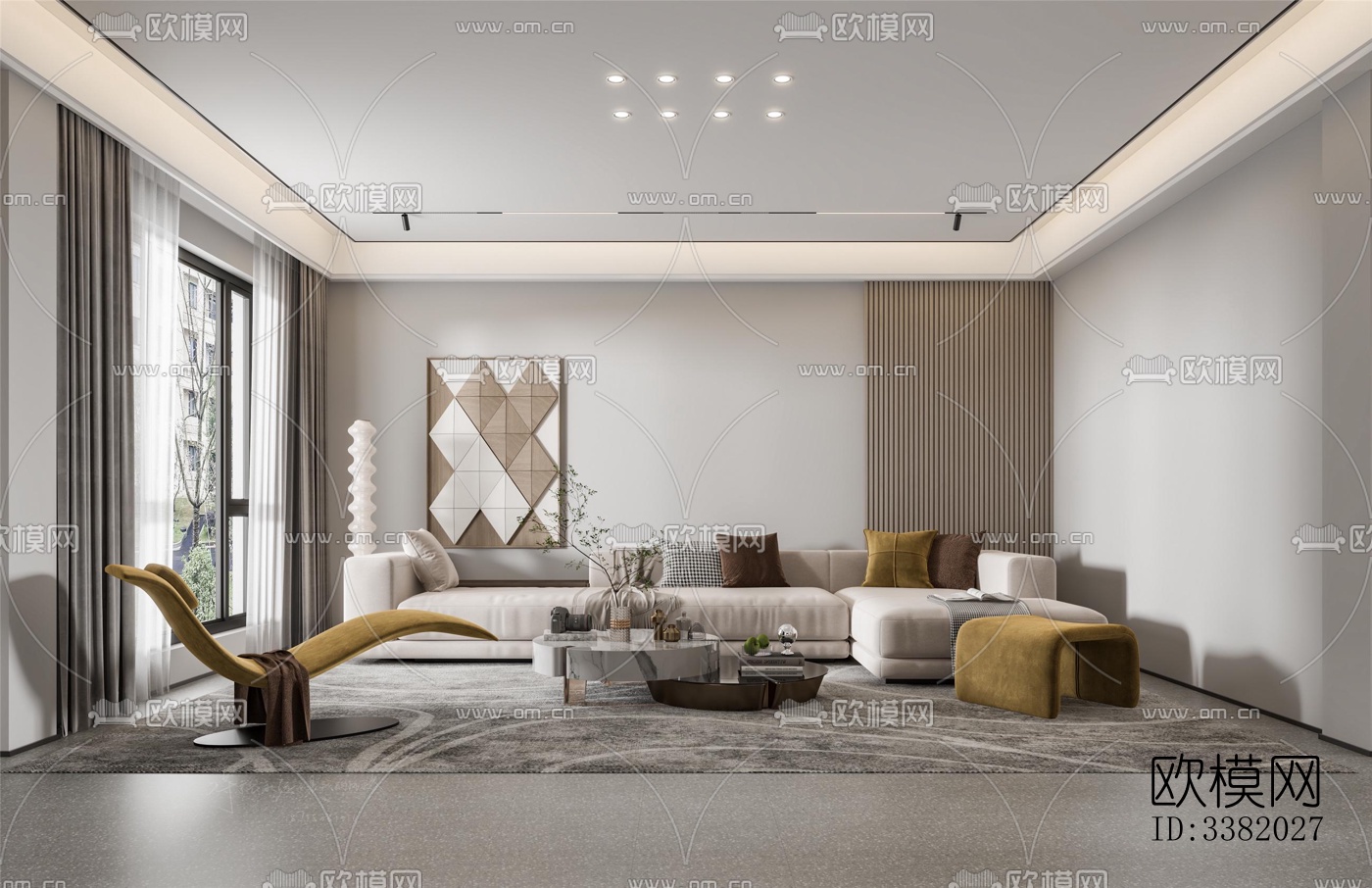 现代别墅效果图下载（渲染图3）