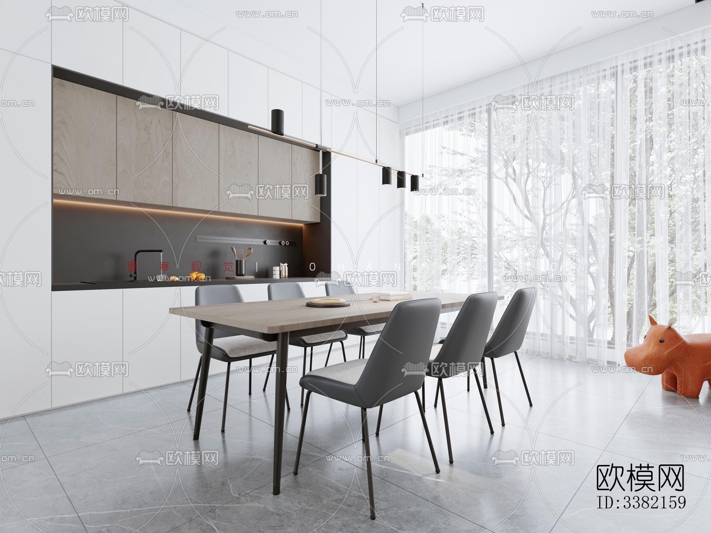 现代别墅效果图下载（渲染图4）