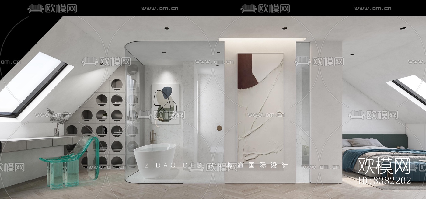 现代别墅效果图下载（渲染图7）