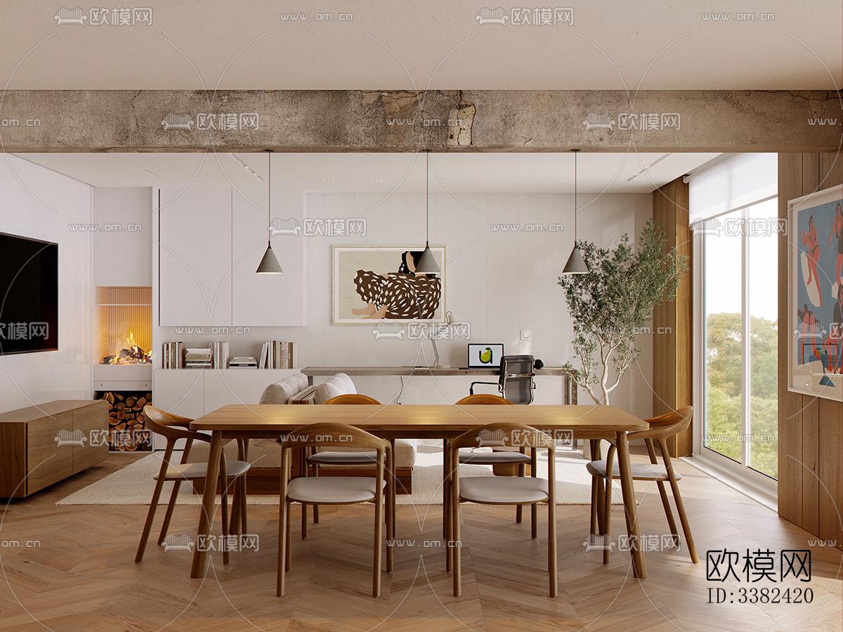 现代别墅效果图下载（渲染图13）