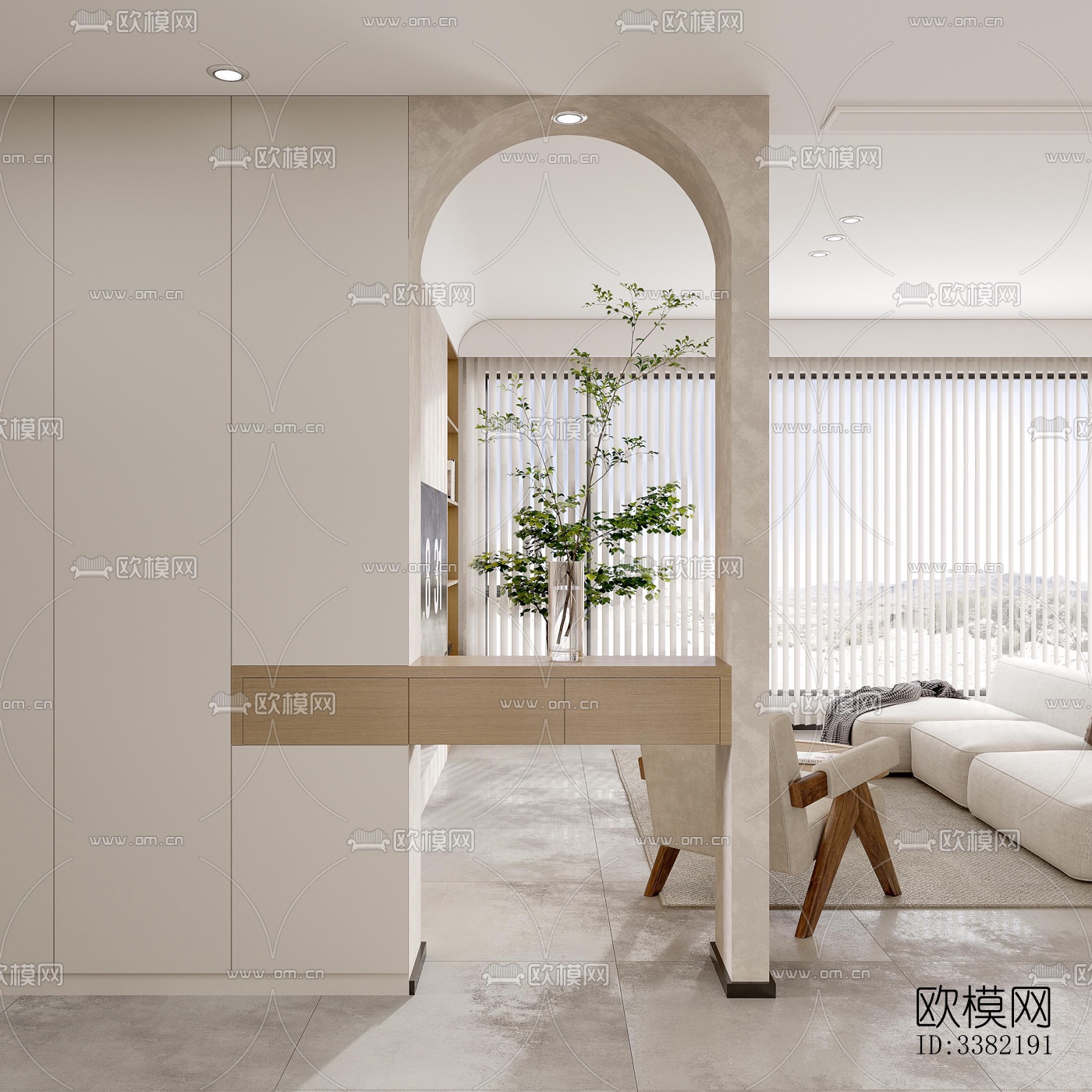 现代别墅效果图下载（渲染图1）