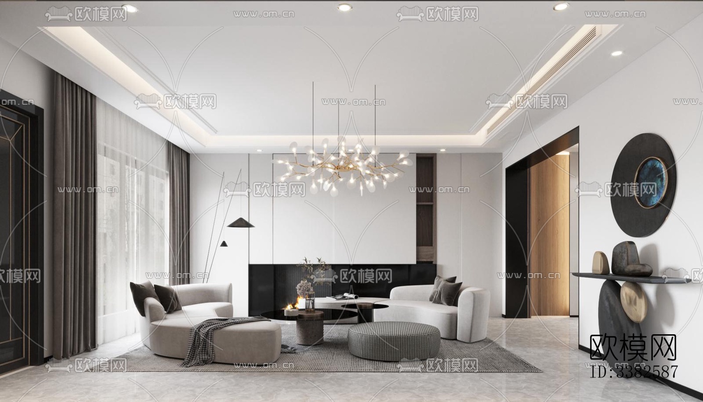 现代别墅效果图下载（渲染图8）