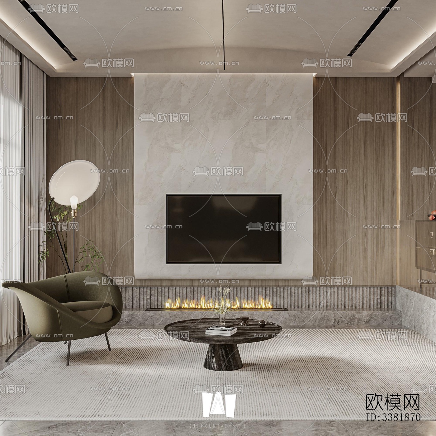 现代别墅效果图下载（渲染图14）