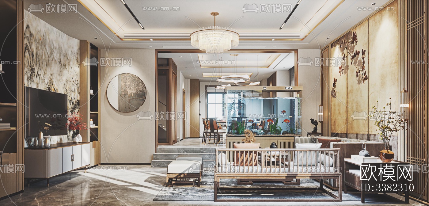 现代别墅效果图下载（渲染图12）