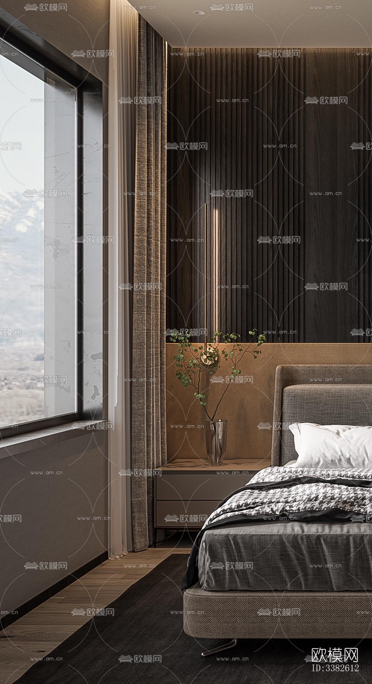 现代别墅效果图下载（渲染图4）