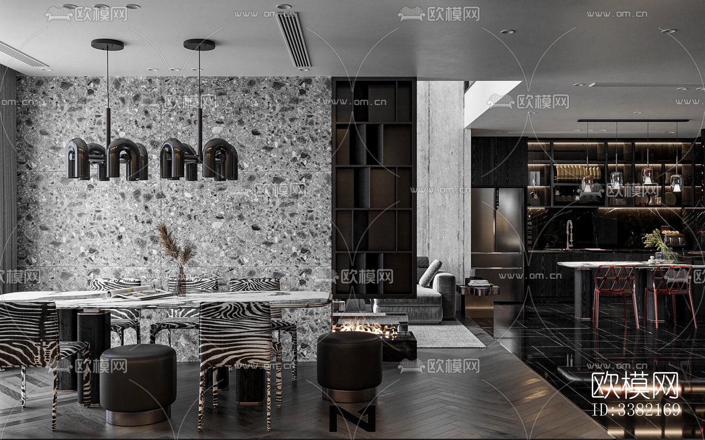 现代别墅效果图下载（渲染图7）