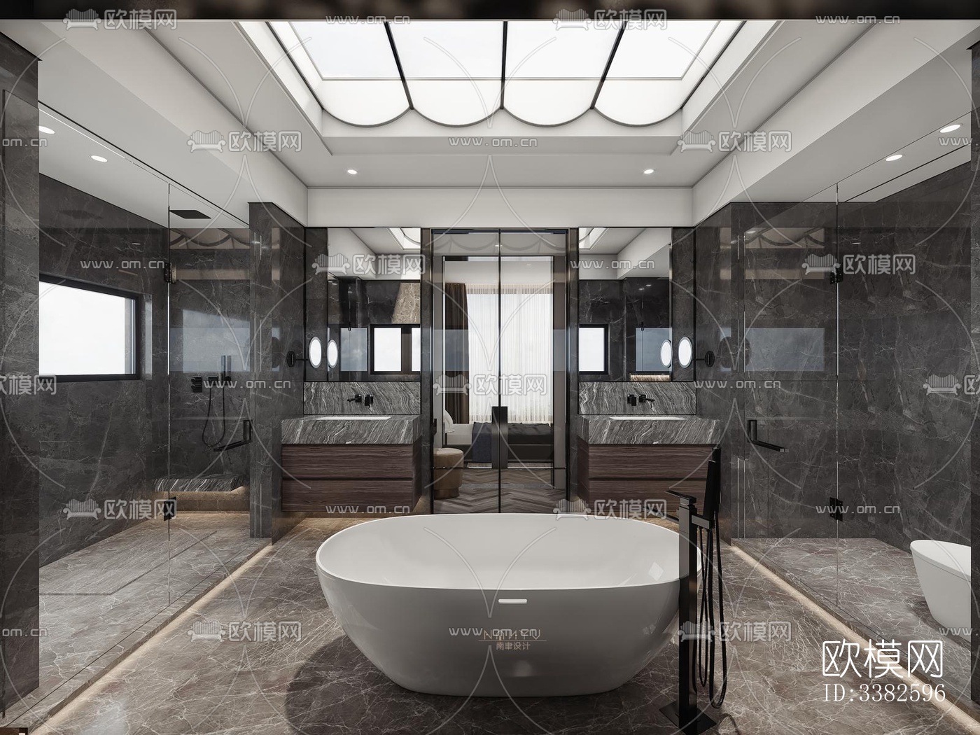 现代别墅效果图下载（渲染图8）