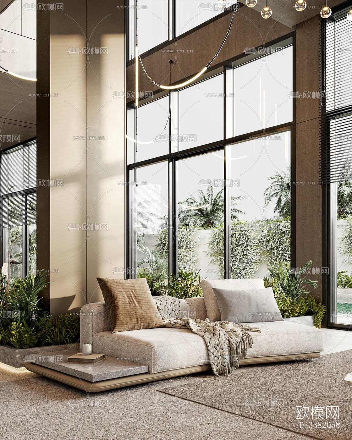 现代别墅效果图下载（渲染图12）