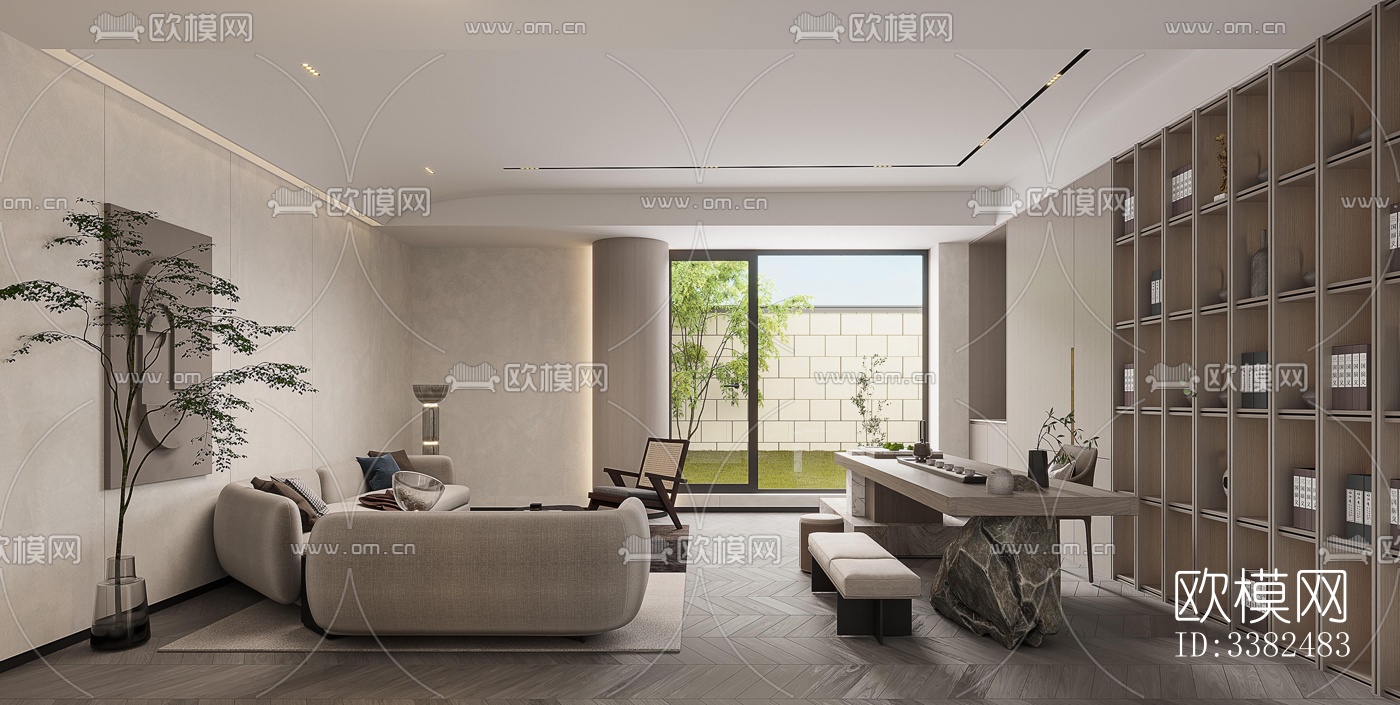 现代别墅效果图下载（渲染图5）