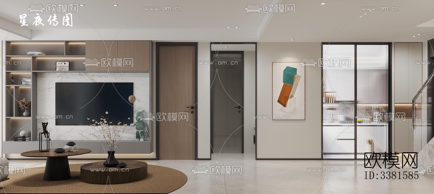 现代别墅效果图下载（渲染图2）