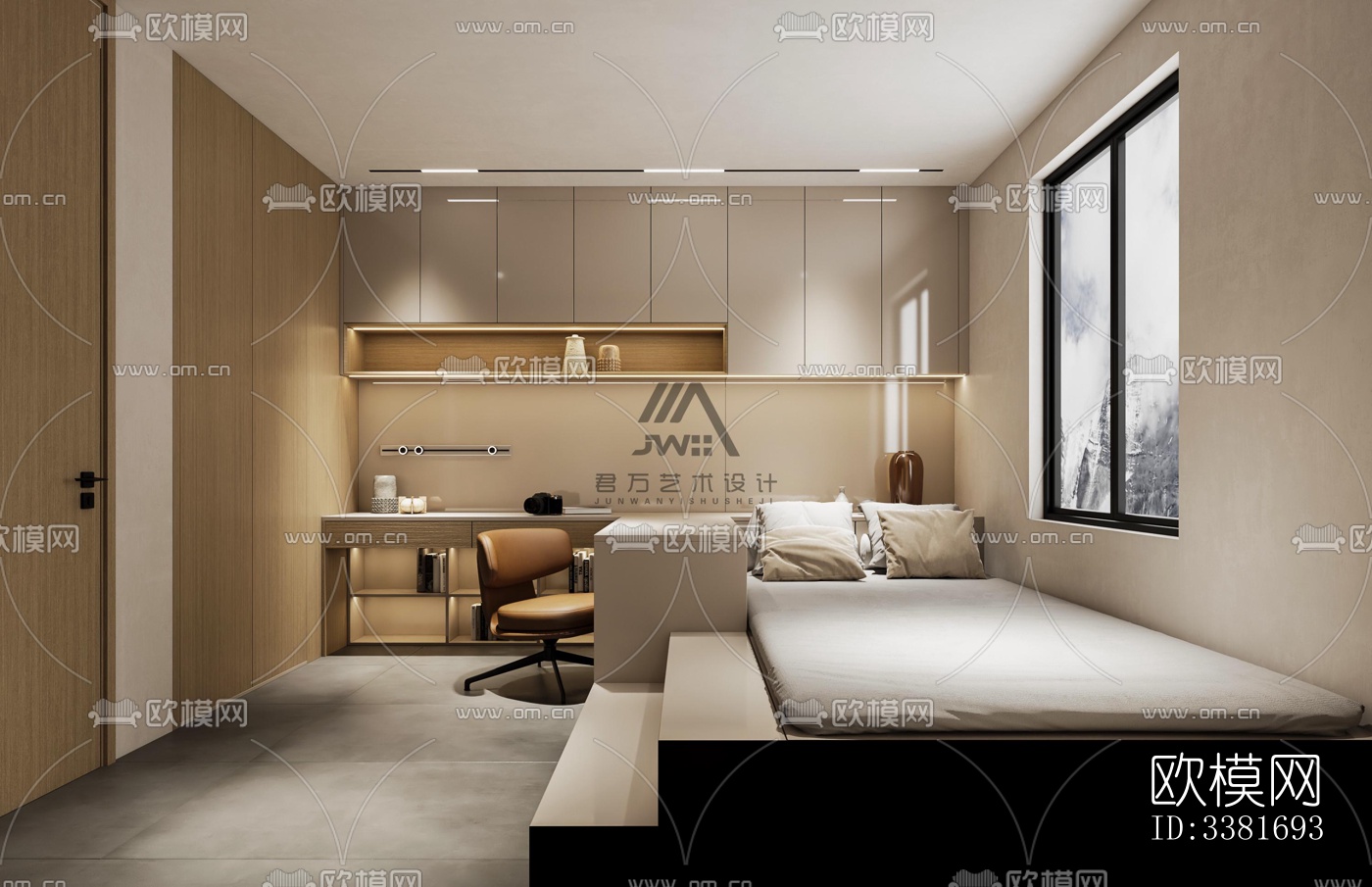 现代别墅效果图下载（渲染图4）