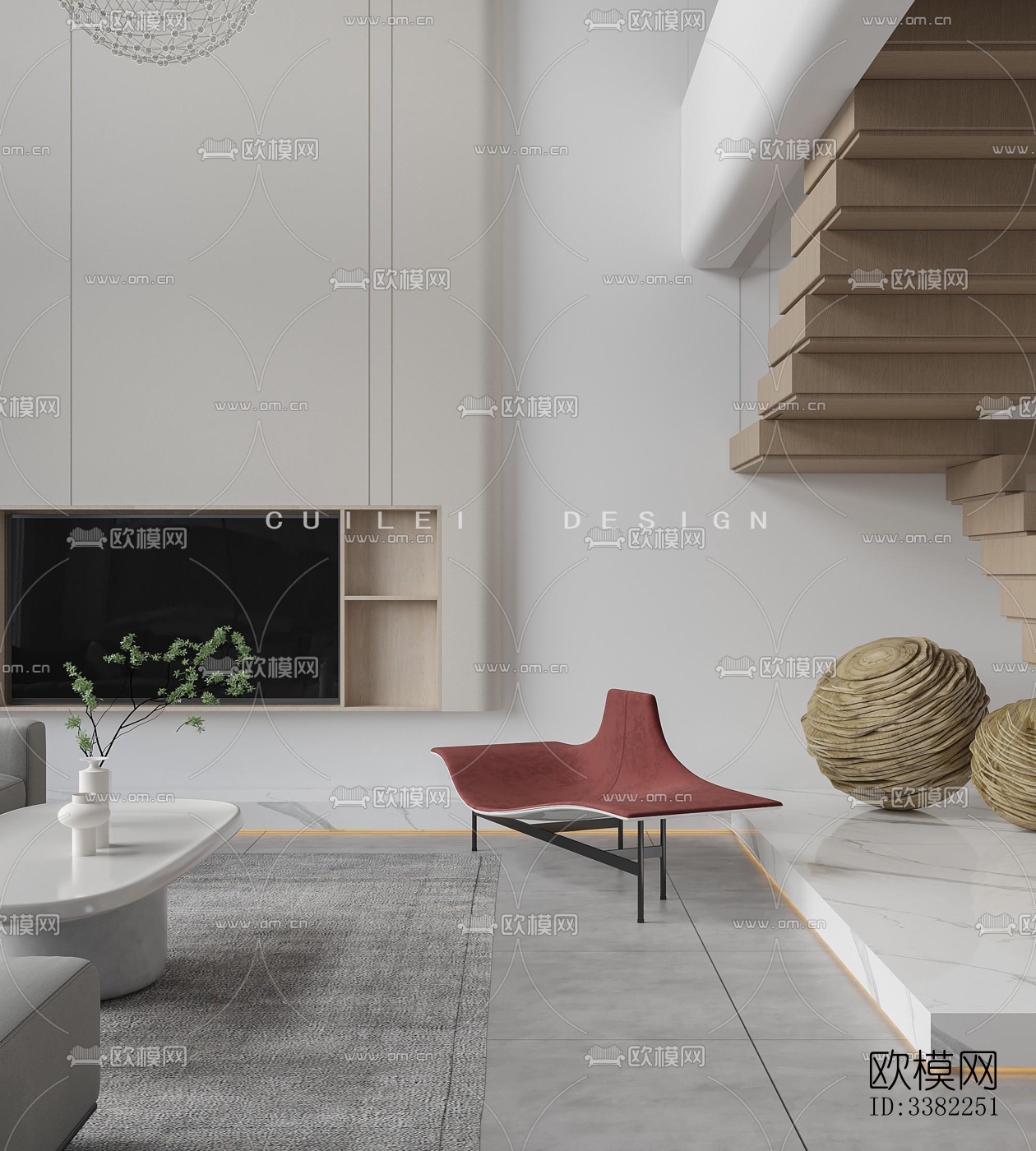 现代别墅效果图下载（渲染图10）