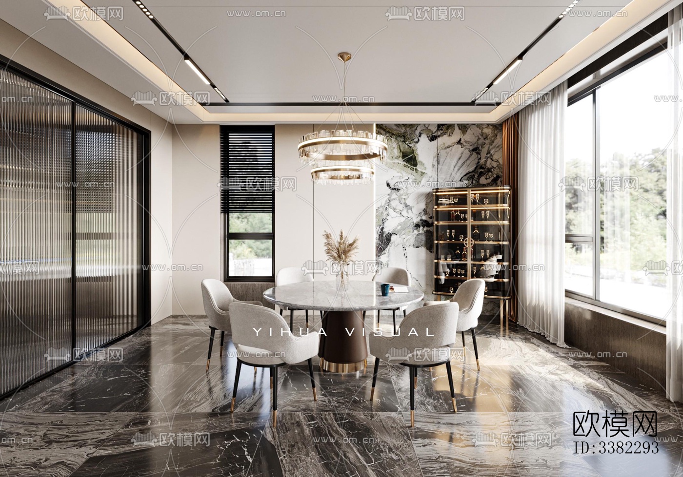 现代别墅效果图下载（渲染图7）