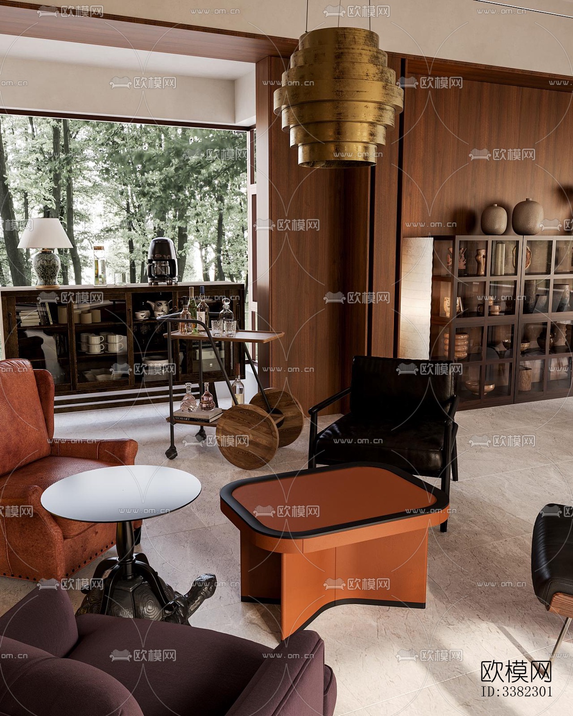 现代别墅效果图下载（渲染图7）