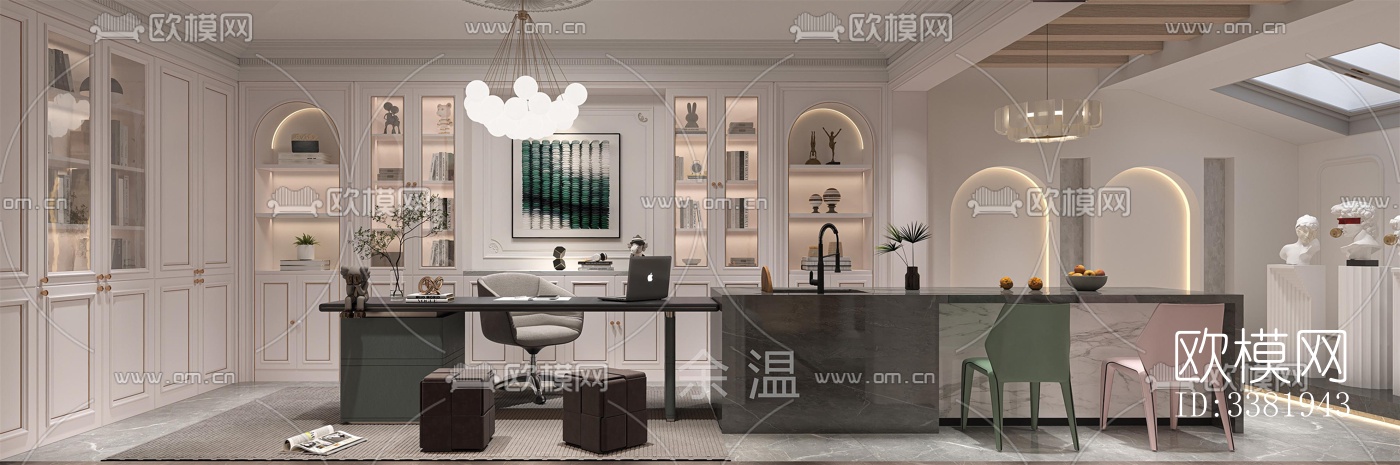 现代别墅效果图下载（渲染图4）