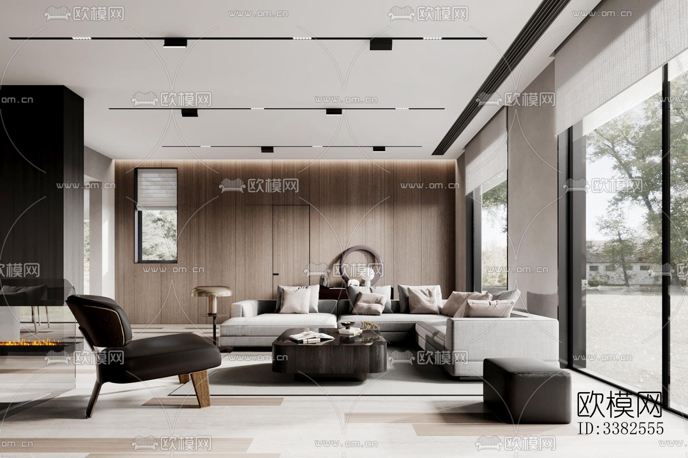 现代别墅效果图下载（渲染图12）