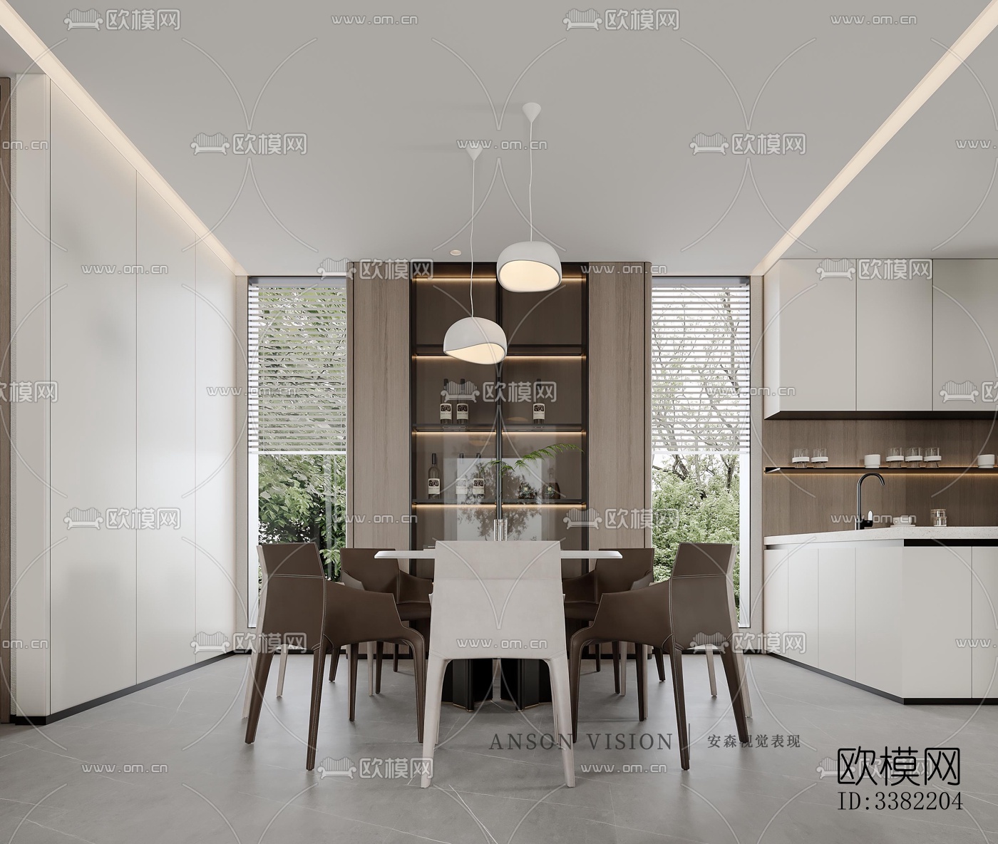 现代别墅效果图下载（渲染图16）