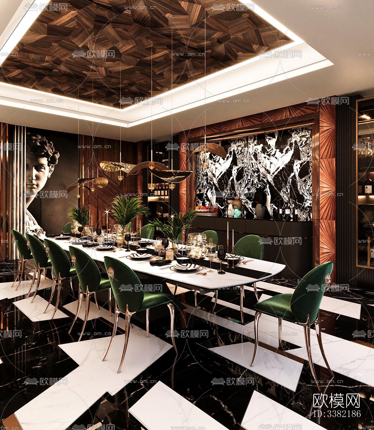 现代别墅效果图下载（渲染图4）