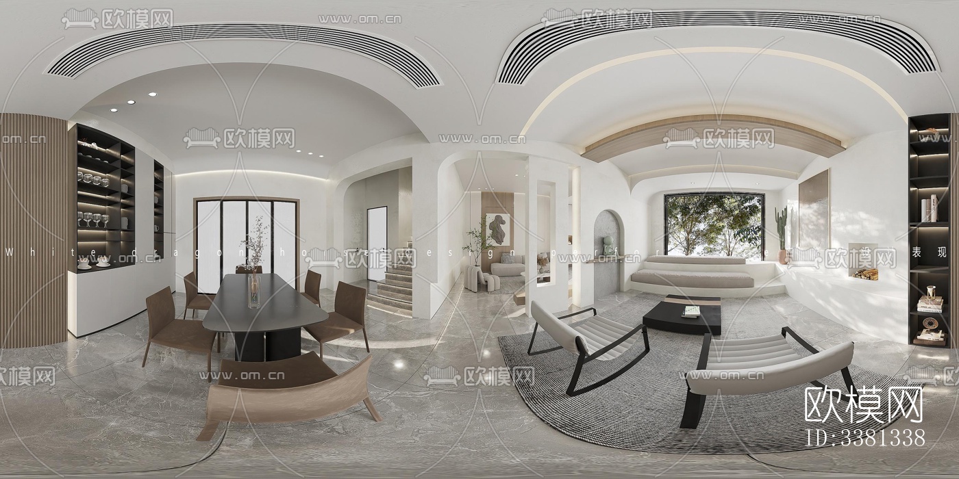 现代别墅效果图下载（渲染图2）