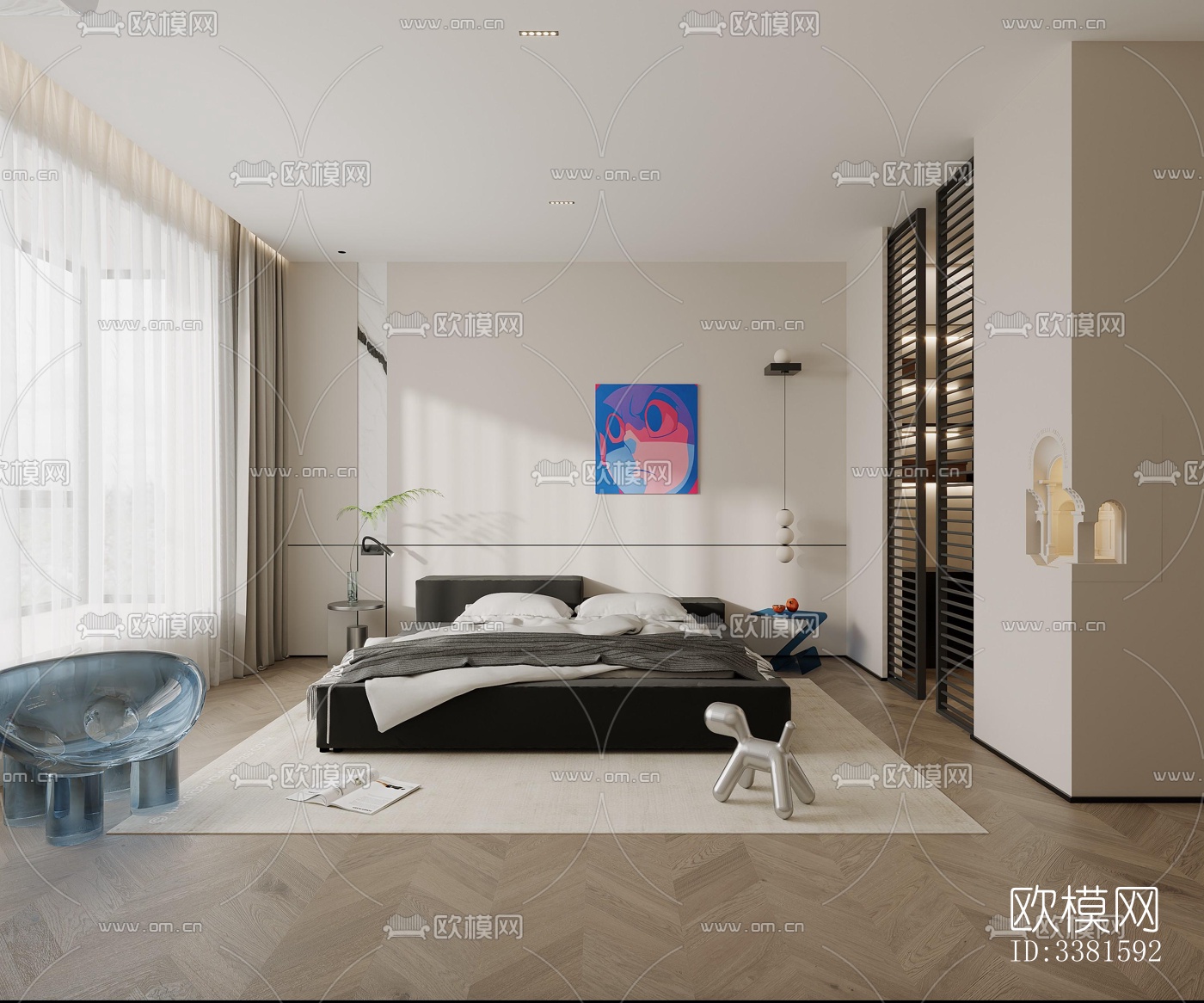 现代别墅效果图下载（渲染图6）