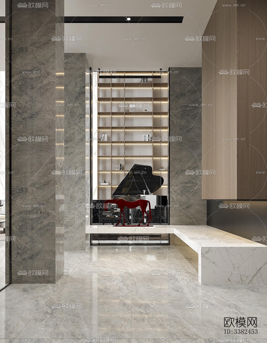 现代别墅效果图下载（渲染图6）