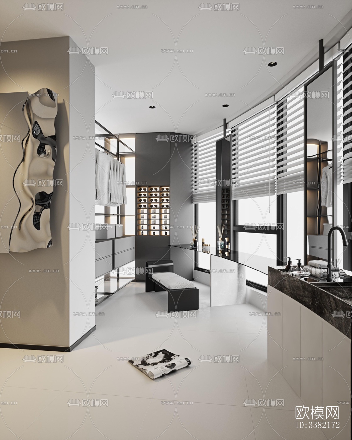 现代别墅效果图下载（渲染图6）