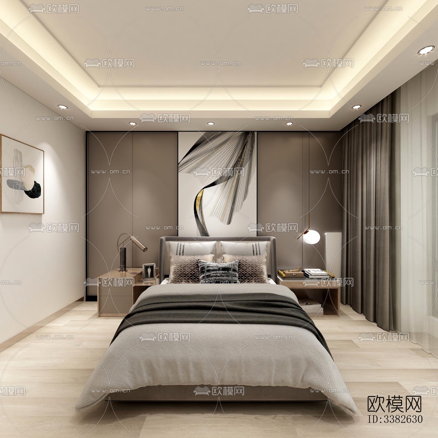 现代别墅效果图下载（渲染图2）