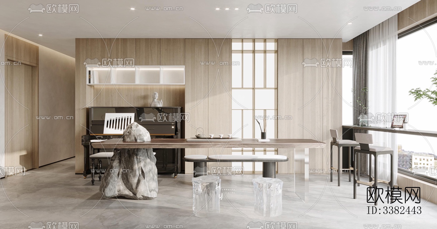 现代别墅效果图下载（渲染图12）