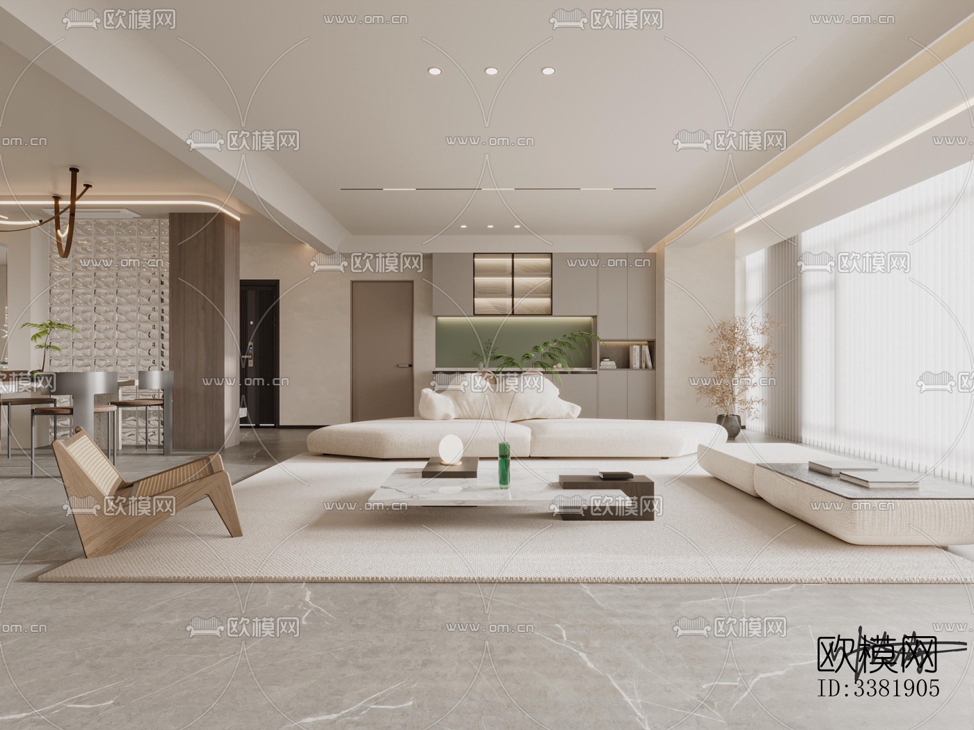 现代别墅效果图下载（渲染图1）