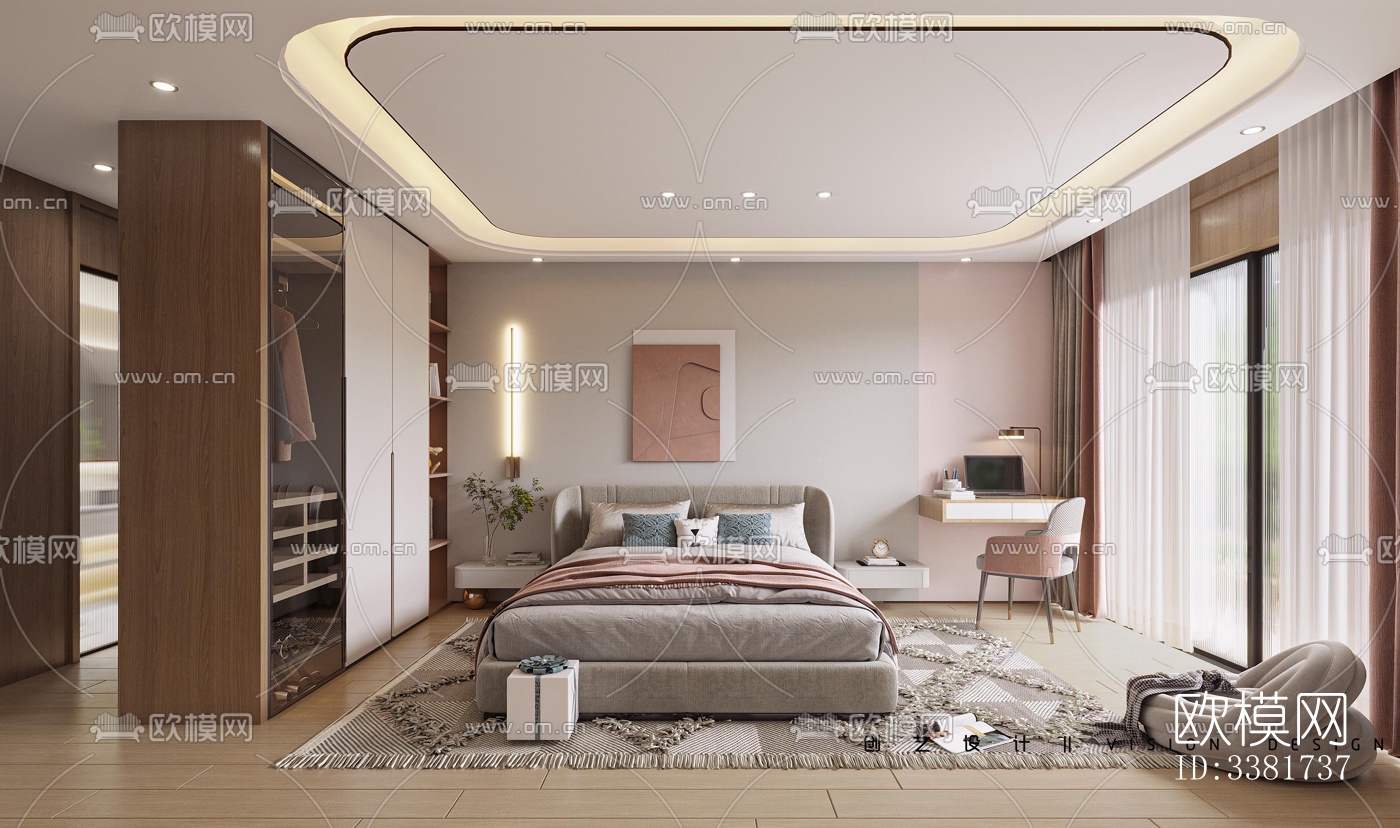 现代别墅效果图下载（渲染图8）