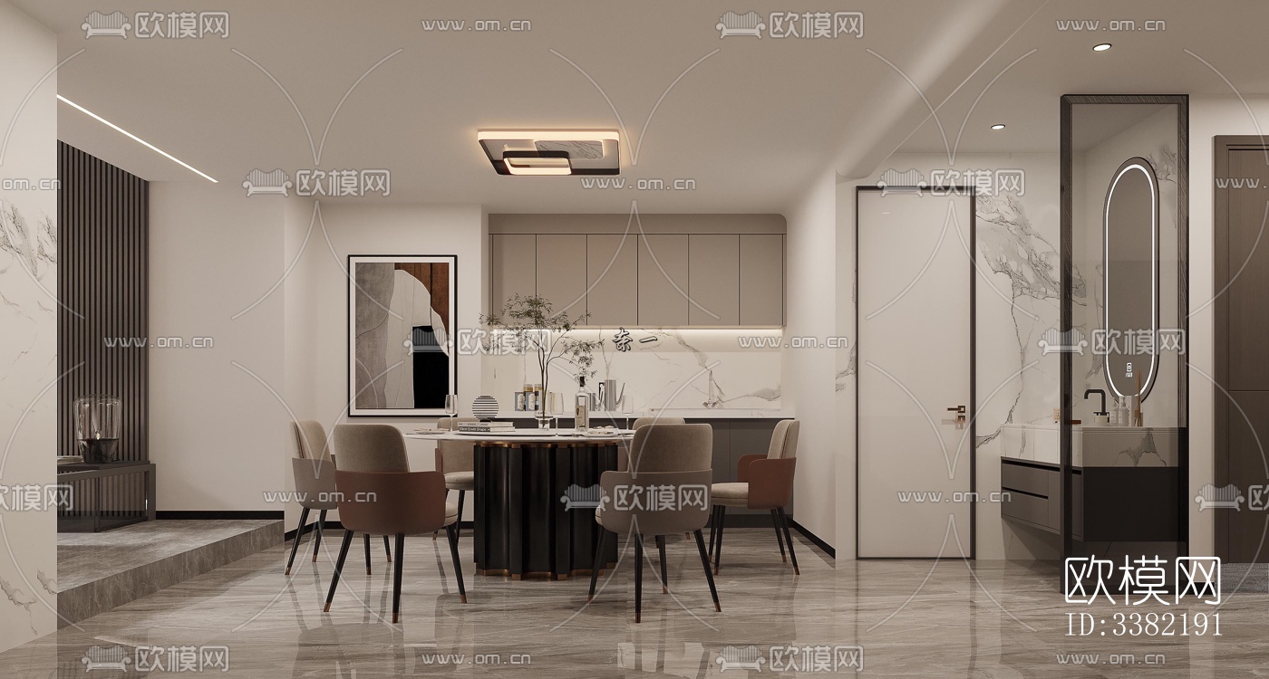 现代别墅效果图下载（渲染图11）