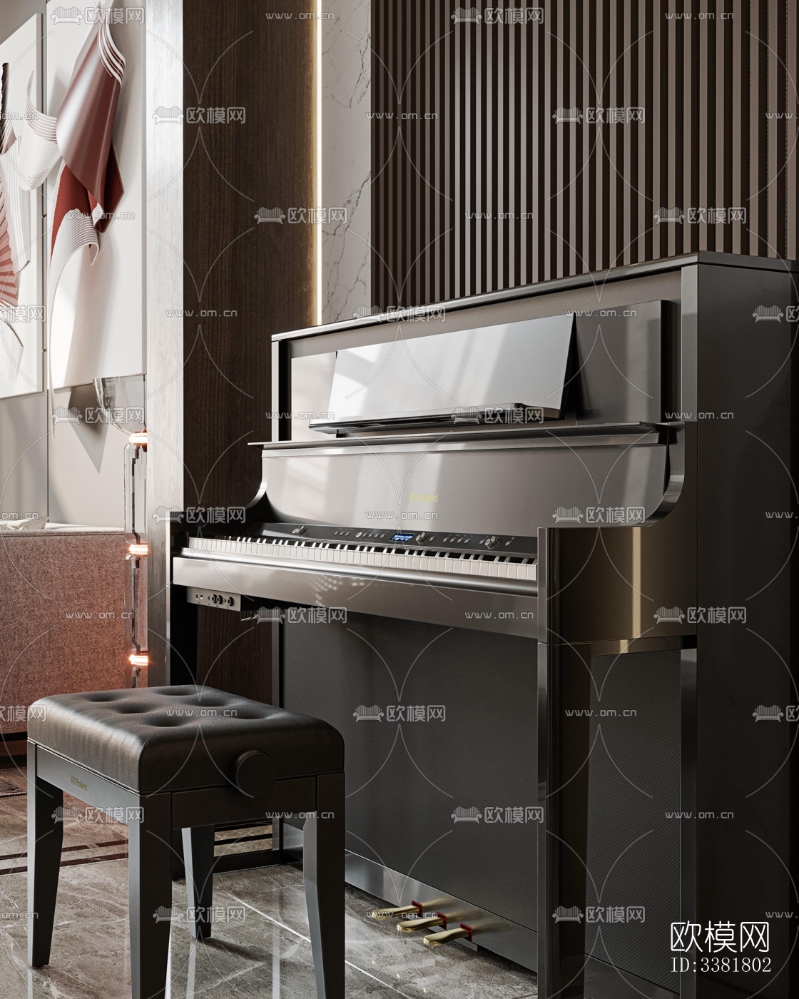 现代别墅效果图下载（渲染图8）