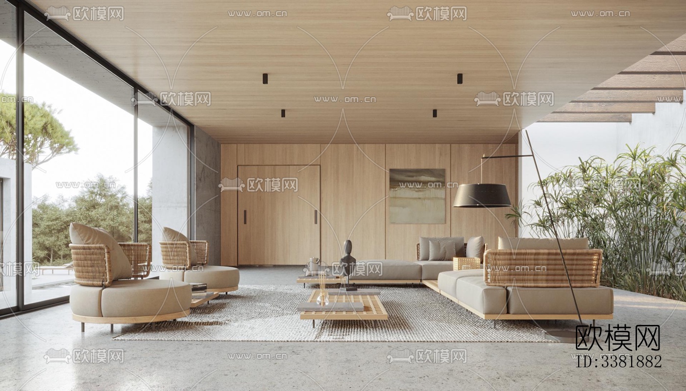 现代别墅效果图下载（渲染图11）