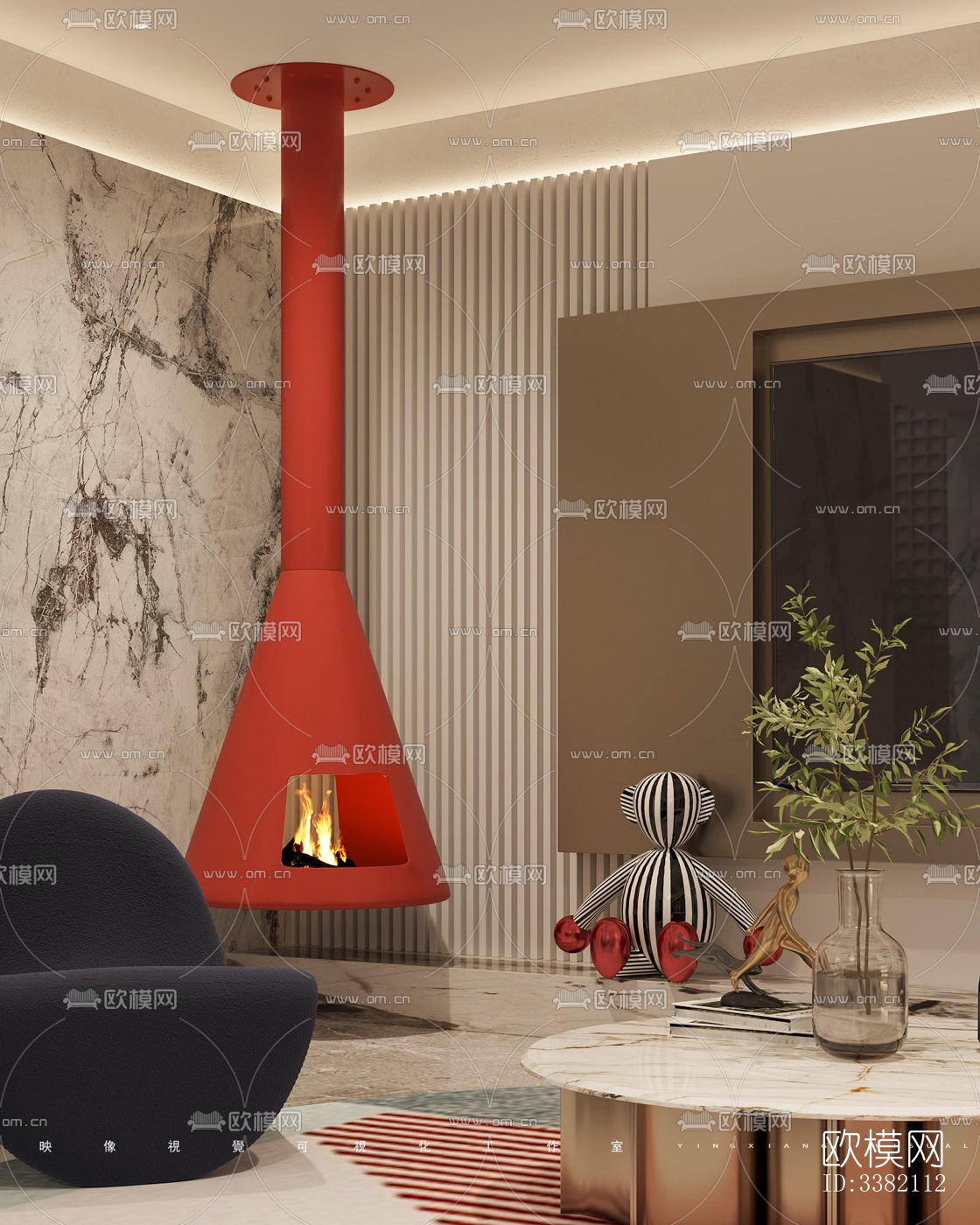 现代别墅效果图下载（渲染图5）