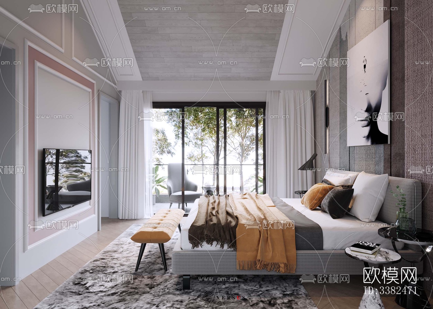 现代别墅效果图下载（渲染图12）