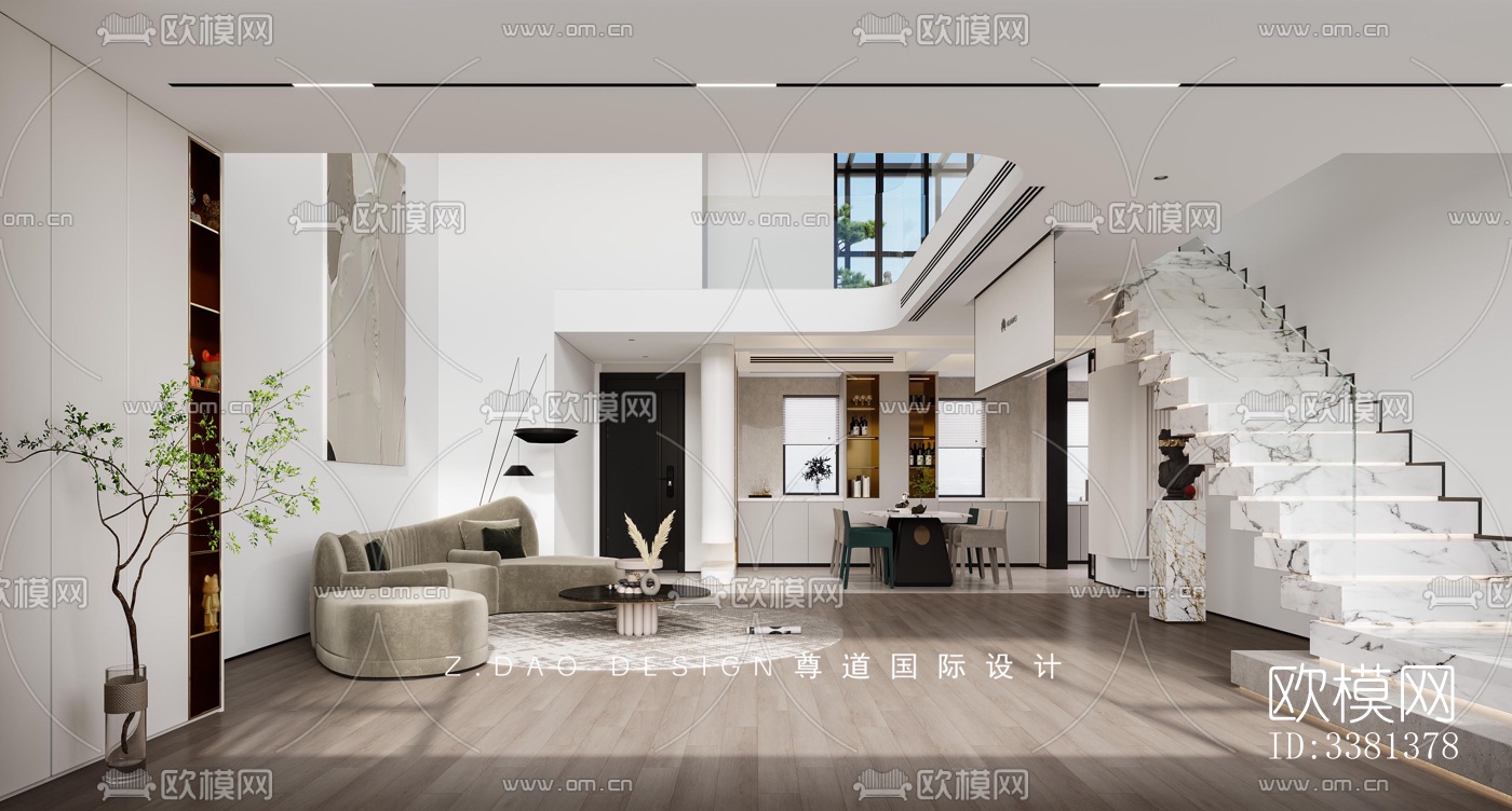 现代别墅效果图下载（渲染图5）