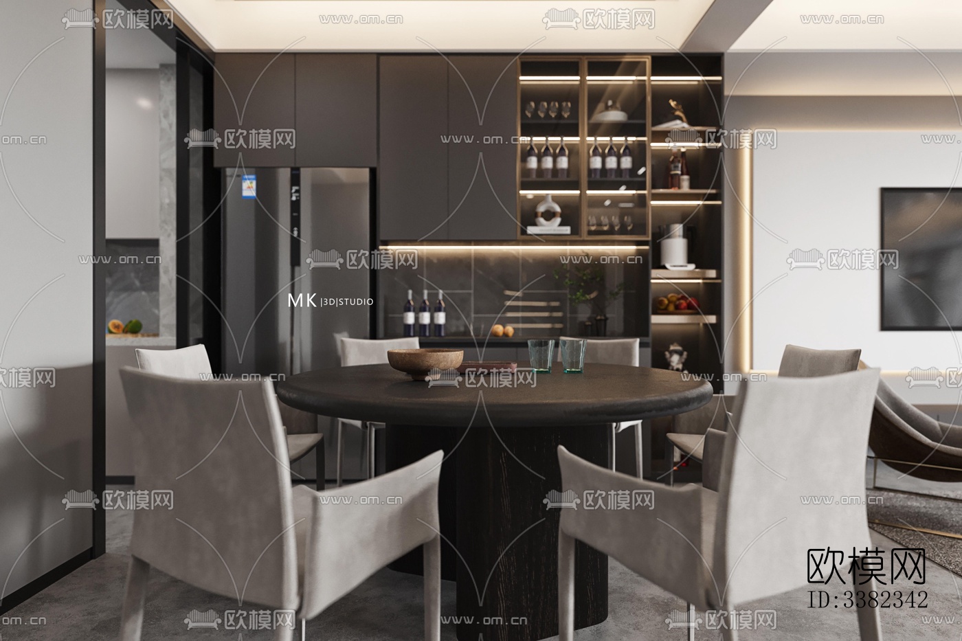 现代别墅效果图下载（渲染图8）