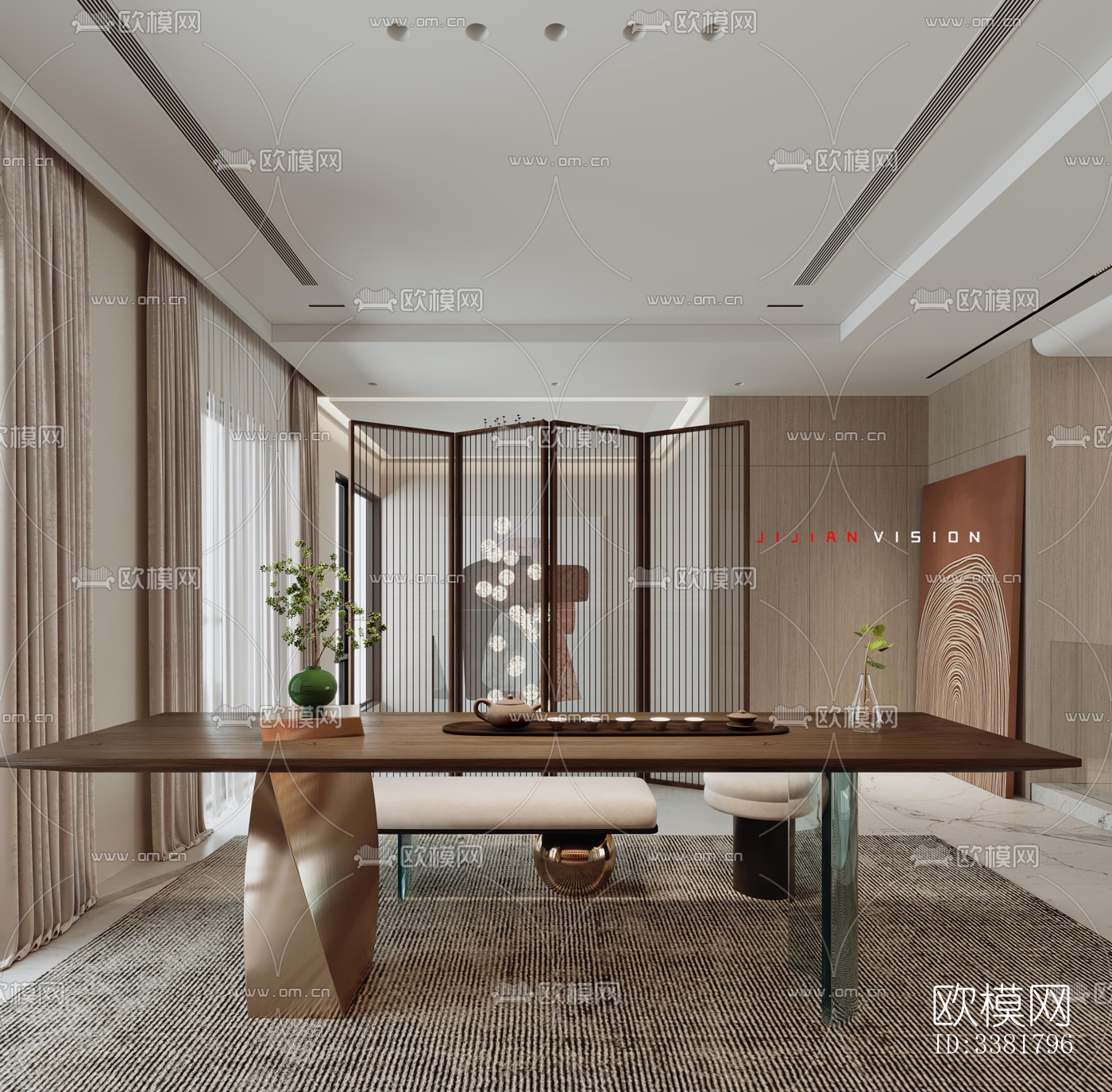 现代别墅效果图下载（渲染图2）