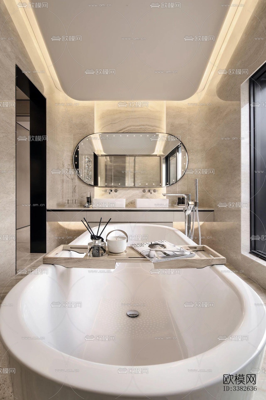 现代别墅效果图下载（渲染图4）