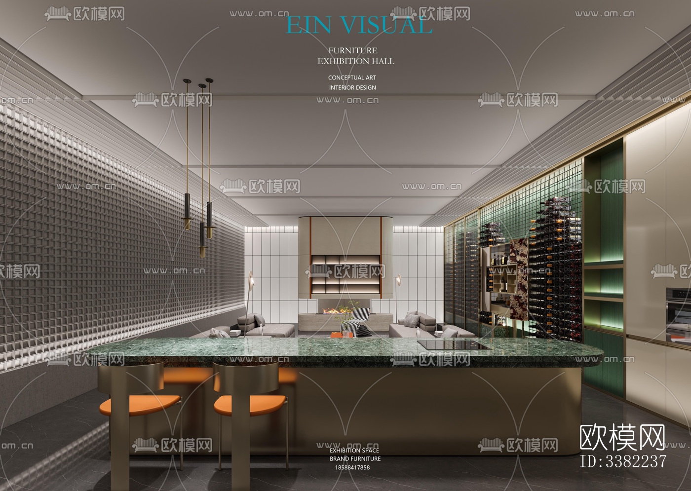 现代别墅效果图下载（渲染图10）