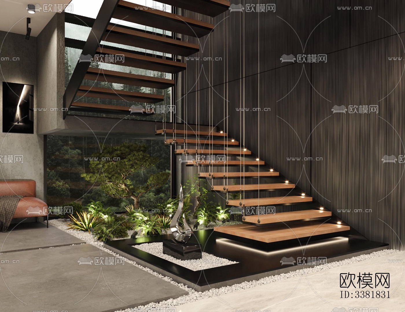 现代别墅效果图下载（渲染图10）